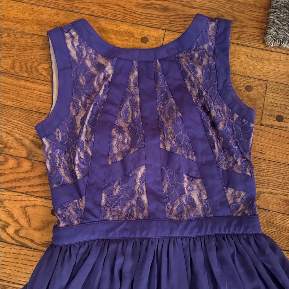 Size 5 Violet Maxi Evening Wedding Guest Dress